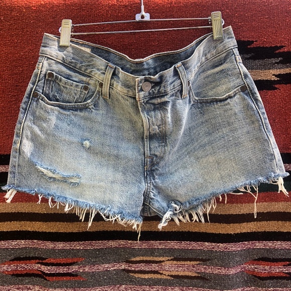 Levi's Pants - Levi's 501 Denim Cut Off Shorts